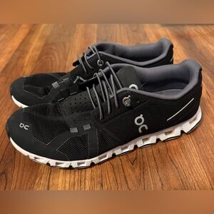 On Running Women's Athletic Shoes - Black and White